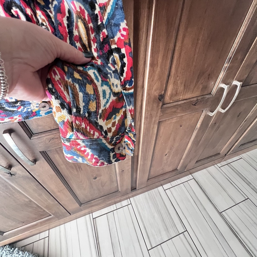 Ruby Rd.-Paisley Print Jacket Size 14 - Picture 14 of 16